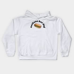 delicious Nathan_s hot dogs Kids Hoodie